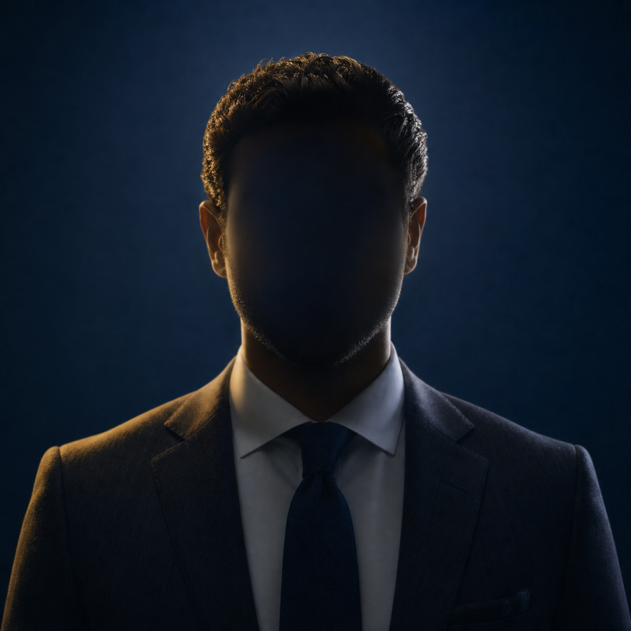 Portrait neutre masculin arabe
